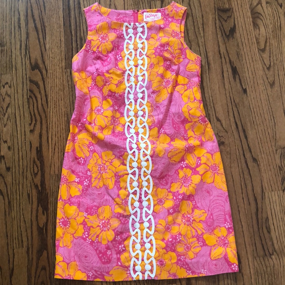 Lilly Pulitzer Originals dress, elephants, size 4